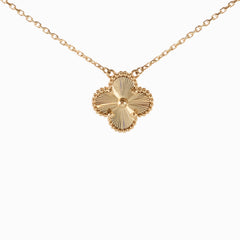 Van Cleef and Arpels Van Cleef and Arpels Vintage Alhambra Guilloche Necklace