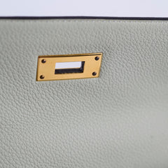 Hermes Kelly 28 Togo Gris Neve - Stamp B