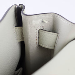 Hermes Kelly 28 Togo Gris Neve - Stamp B
