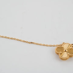 Van Cleef and Arpels Van Cleef and Arpels Vintage Alhambra Guilloche Necklace