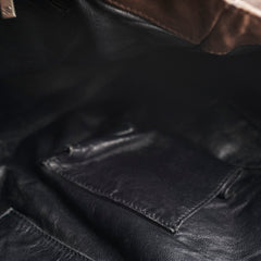 Chanel Vintage Brown Leather Tote - Series 10