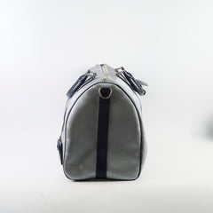 Louis Vuitton Satellite Keepall 50 Bandouliere Silver