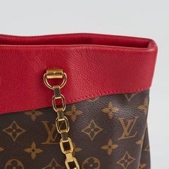 Louis Vuitton Pallas Shopper Monogram Red