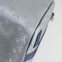 Louis Vuitton Satellite Keepall 50 Bandouliere Silver