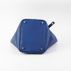 Hermes Picotin 18 Clemence Deep Blue/Anemone