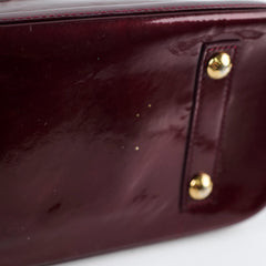 Louis Vuitton Alma PM Vernis Burgundy