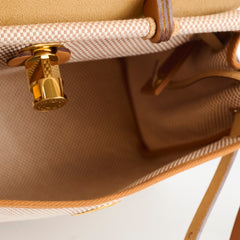 Hermès Herbag 31 Criss Viking Canvas W Stamp