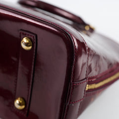 Louis Vuitton Alma PM Vernis Burgundy