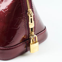 Louis Vuitton Alma PM Vernis Burgundy