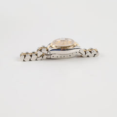 Rolex Two Toned Datejust with Diamond Dial Watch