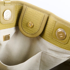 Chanel Deauville Small Green/Gold Tote