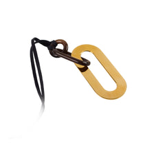 Hermes Buffalo Horn Mayan Necklace