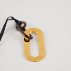 Hermes Buffalo Horn Mayan Necklace