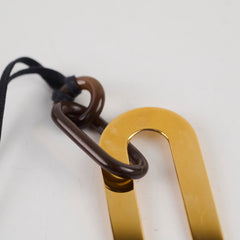 Hermes Buffalo Horn Mayan Necklace