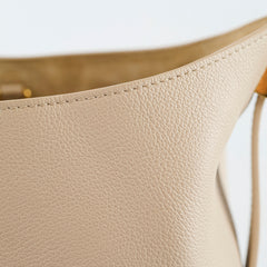 Louis Vuitton Low Key Hobo MM Grained Calfskin Beige