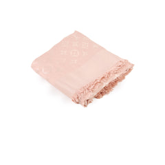 Louis Vuitton Pink Wool Silk Shawl