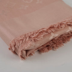 Louis Vuitton Pink Wool Silk Shawl