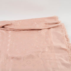 Louis Vuitton Pink Wool Silk Shawl