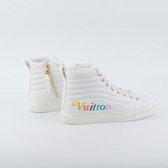 Louis Vuitton High Top White Sneaker Size 37