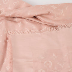 Louis Vuitton Pink Wool Silk Shawl