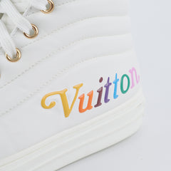 Louis Vuitton High Top White Sneaker Size 37
