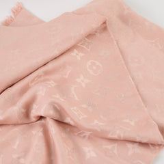 Louis Vuitton Pink Wool Silk Shawl
