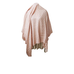 Louis Vuitton Pink Wool Silk Shawl