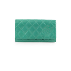 Chanel Green Caviar Long Wallet