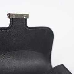 Hermes Constance Slim Wallet Black Epsom Palladium HW U Stamp