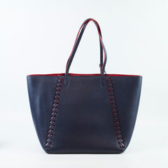 Louis Vuitton Braided Lock Me Tote Navy