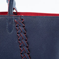 Louis Vuitton Braided Lock Me Tote Navy