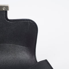 Hermes Constance Slim Wallet Black Epsom Palladium HW U Stamp