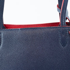 Louis Vuitton Braided Lock Me Tote Navy