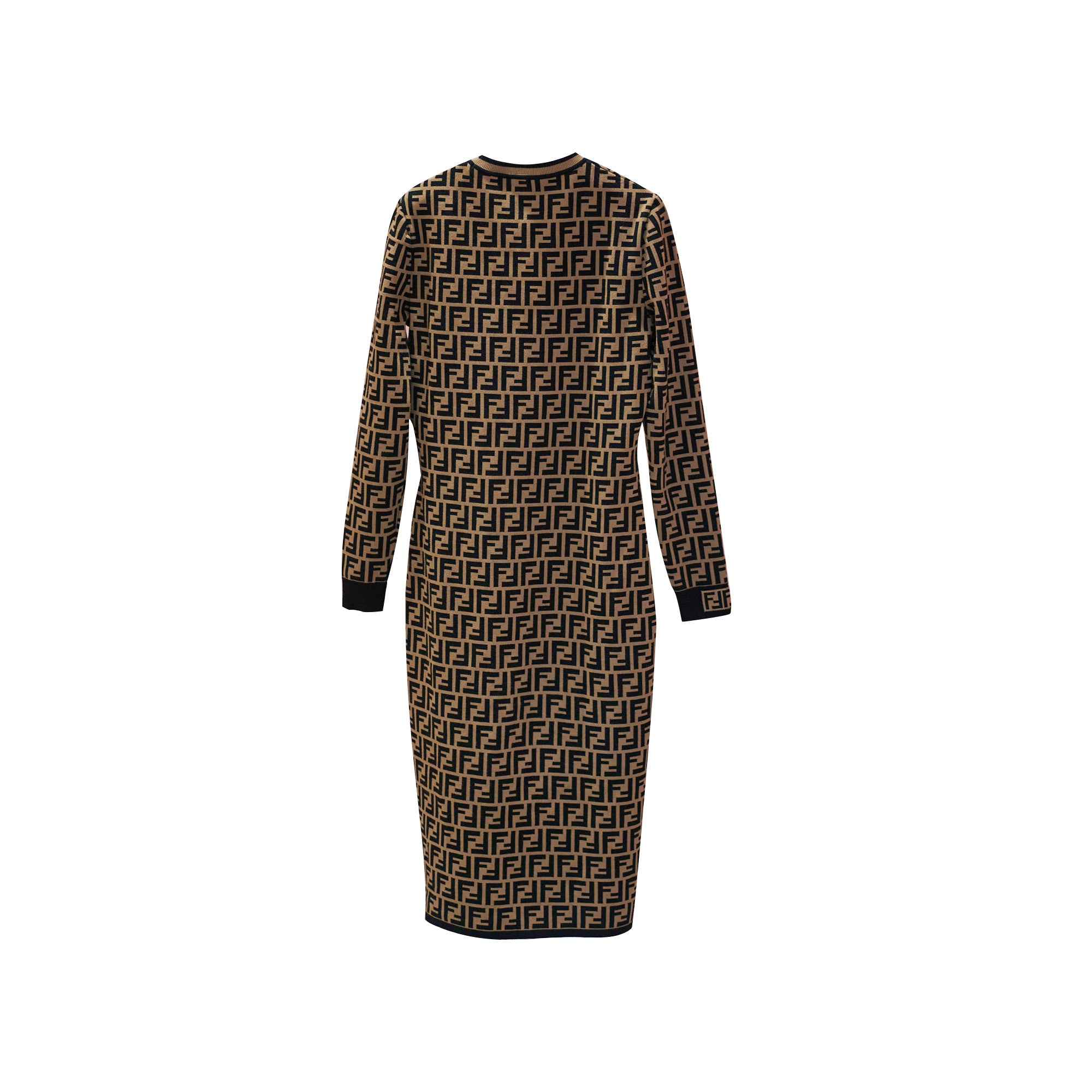 Fendi Long Monogram Knit Dress (Size 42) – THE PURSE AFFAIR