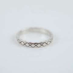 Chanel Coco Crush Mini Ring White Gold Size 61