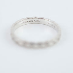 Chanel Coco Crush Mini Ring White Gold Size 61