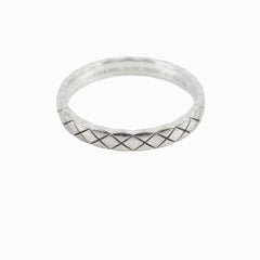 Chanel Coco Crush Mini Ring White Gold Size 61