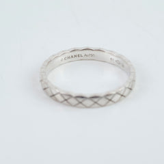 Chanel Coco Crush Mini Ring White Gold Size 61