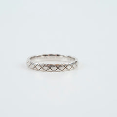 Chanel Coco Crush Mini Ring White Gold Size 61