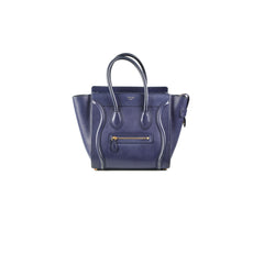 Celine Micro Luggage Bag Navy