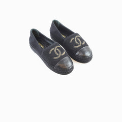 Chanel Espadrille Black Size 40