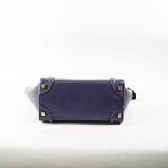 Celine Micro Luggage Bag Navy