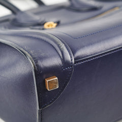 Celine Micro Luggage Bag Navy