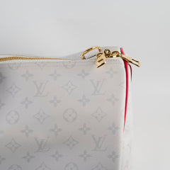 Louis Vuitton x NBA Virgil Abloh Antartica Keepall 55 Bandouliere Monogram Light Grey