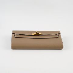 Hermes Kelly To Go Etoupe Cherve Etoupe Z Stamp