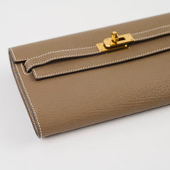 Hermes Kelly To Go Etoupe Cherve Etoupe Z Stamp