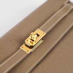 Hermes Kelly To Go Etoupe Cherve Etoupe Z Stamp