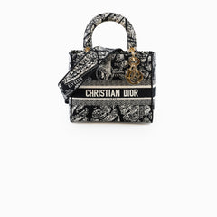 Christian Dior Medium Lady D-Lite Plan De Paris Black