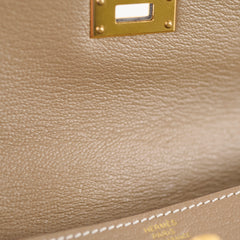 Hermes Kelly To Go Etoupe Cherve Etoupe Z Stamp