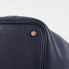 Hermes Picotin 18 Clemence Blue Nuit T Stamp